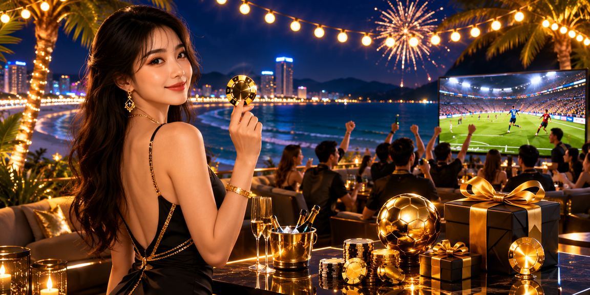 Khung cảnh giải trí casino và cá cược tại bãi biển Đà Nẵng